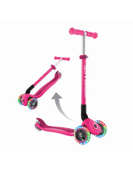 Patinete Primo Lights Deep Rosa