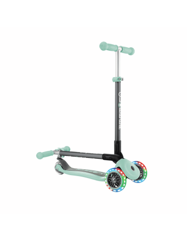 Patinete Primo Foldable Lights menta