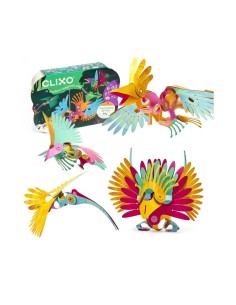 Pack Tropical Birds 22 Piezas Clixo Juegaconmigo