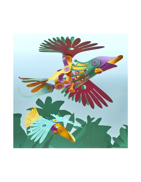Pack Tropical Birds 22 Piezas Clixo Juegaconmigo