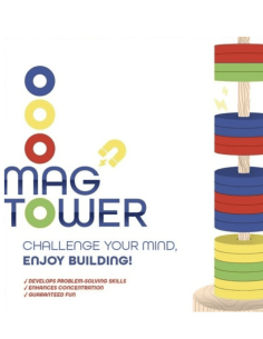 Mag Tower - Juego magnético de construcción Juegaconmigo