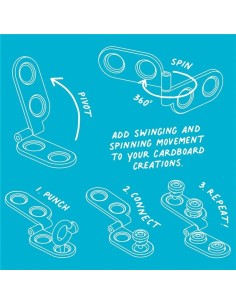 Spin-Hinge (Bisagra) 6pcs Makedo Juegaconmigo 2