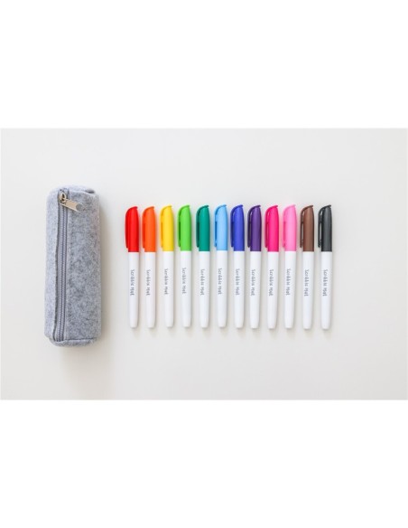 Estuche con 12 rotuladores Juegaconmigo