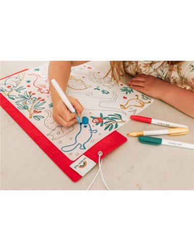 Scribble "Animales Australia" 4 rotul. Juegaconmigo