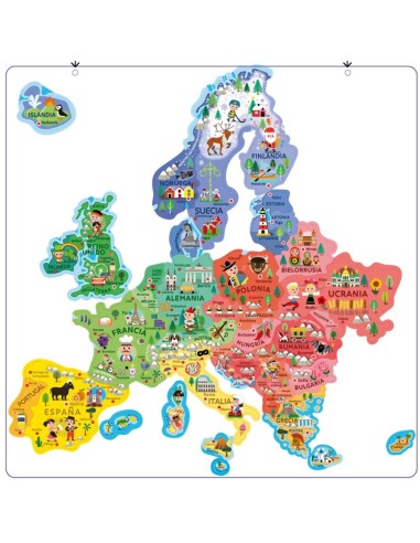 Mapa de Europa Magnético