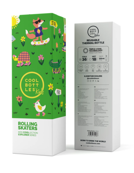 The Kids Bottle - Rolling Skaters 500ml