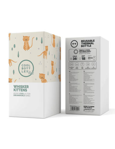 The Kiddie Bottle - Whisker Kittens 350ml