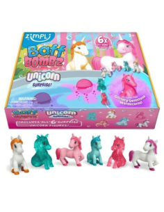 Pack 6 Bombas de Baño: Unicornios - Zimpli Kids