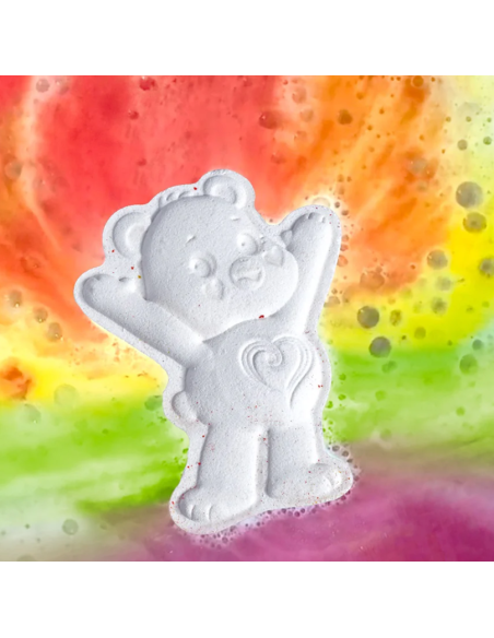 Bomba de baño oso amoroso ¡efecto arco iris!