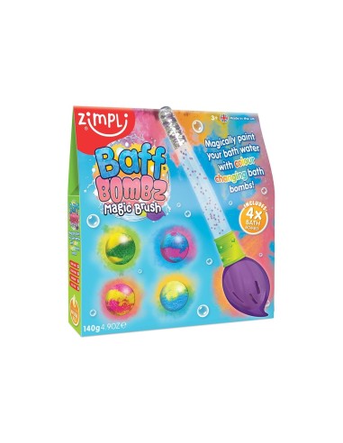 Pincel Mágico + 4 Bombas de Baño