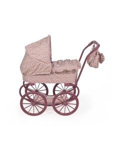 Cochecito Cuco Ruedas Grandes Cherry Flores para Muñecas