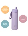 Botella térmica con boquilla plegable y asa 690ml B.Box - Lilac Love