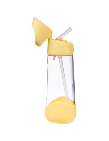 Botella tritán con pajita 600ml B.Box - Lemon Twist