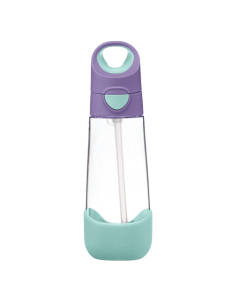 Botella tritán con pajita 600ml B.Box - Lilac Pop