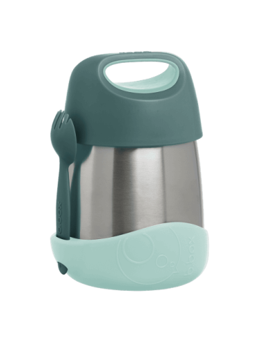 Termo con cuchara/tenedor 335ml B.Box - Emerald Forest