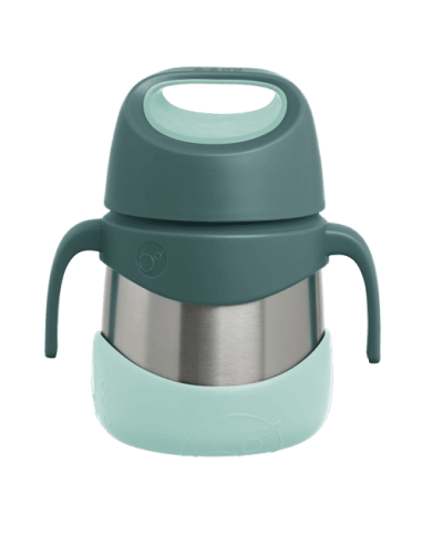 Termo con cuchara/tenedor 335ml B.Box - Emerald Forest
