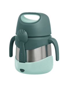 Termo con cuchara/tenedor 335ml B.Box - Emerald Forest