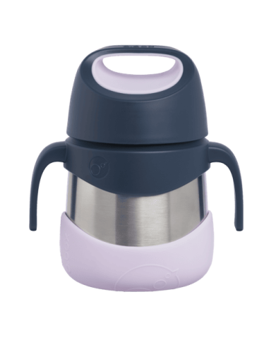 Termo con cuchara/tenedor 335ml B.Box - Indigo Rose