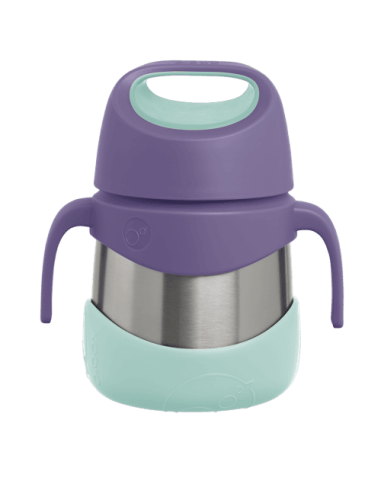 Termo con cuchara/tenedor 335ml B.Box - Lilac Pop