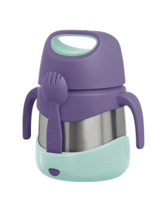 Termo con cuchara/tenedor 335ml B.Box - Lilac Pop