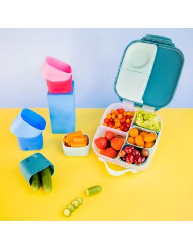 Vasitos snack de silicona B.Box - Ocean