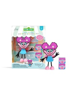 Set personaje abby cadabby + 2 cubos de luz rosa 2