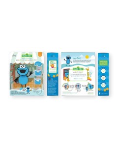 Set personaje Cookie Monster + 2 cubos de luz Azul 2