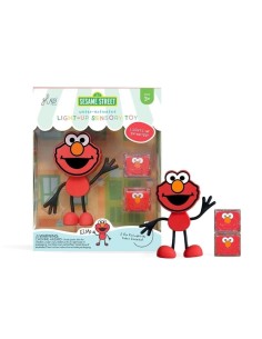 Set personaje Elmo + 2 cubos de luz Rojo