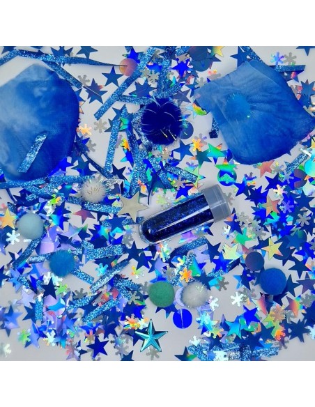 Botella de la calma Azul