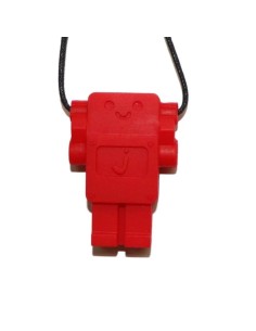 Colgante Mordedor Robot Rojo