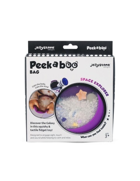 Bolsa sensorial peekaboo galaxy