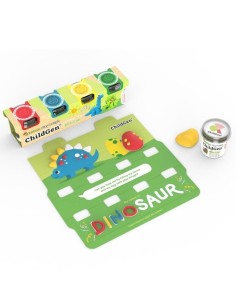 Plastilina natural set ecocup Dinosaurio 4 ud. 2