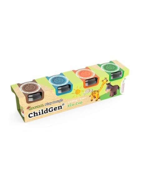 Plastilina natural set ecocup Horse 4 ud.