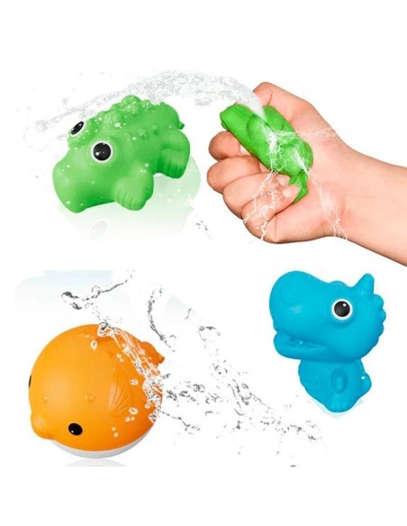 Globos agua reutilizables ANIMALS (3 ud.+bolsa)