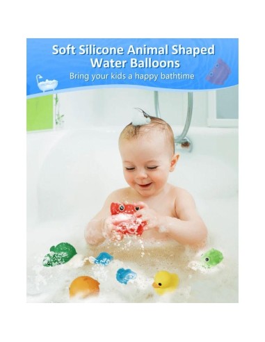 Globos agua reutilizables ANIMALS (3 ud.+bolsa)