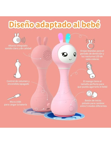 Smarty bunny pink Sonajero Interactivo Castellano
