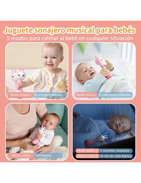 Smarty bunny pink Sonajero Interactivo Castellano