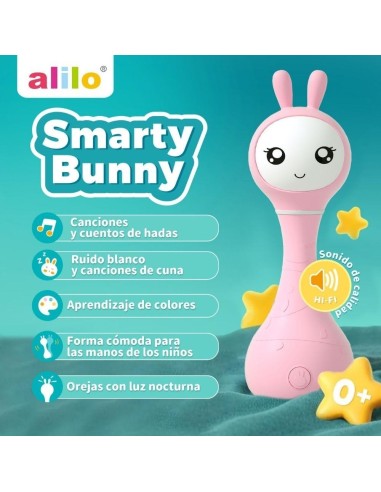 Smarty bunny pink Sonajero Interactivo Castellano
