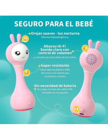 Smarty bunny pink Sonajero Interactivo Castellano