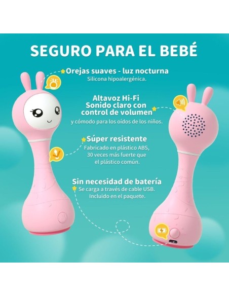 Smarty bunny pink Sonajero Interactivo Castellano