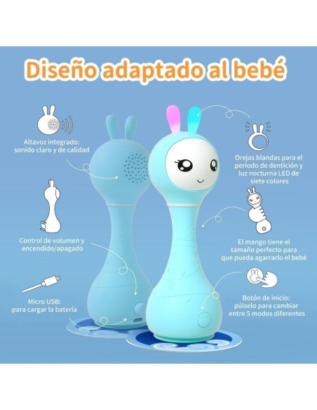 Smarty bunny Blue Sonajero Interactivo Castellano