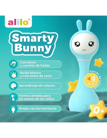 Smarty bunny Blue Sonajero Interactivo Castellano
