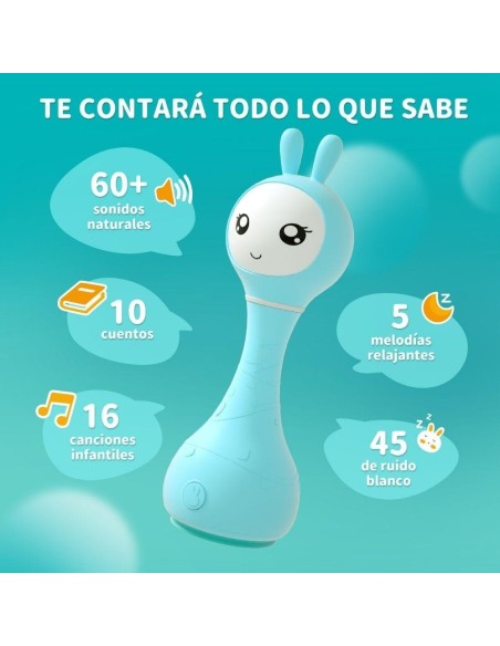 Smarty bunny Blue Sonajero Interactivo Castellano
