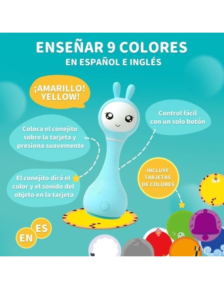 Smarty bunny Blue Sonajero Interactivo Castellano