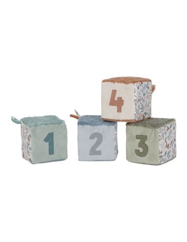 4 Cubos Apilables Blanditos Forest Friends