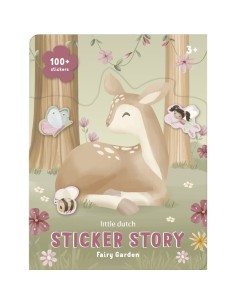 Libro pegatinas Fairy garden Little dutch