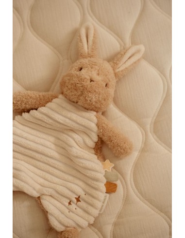 Doudou conejito textura newborn natural Little Dutch