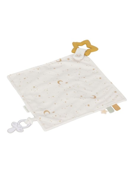 Doudou con mordedor newborn natural Little Dutch