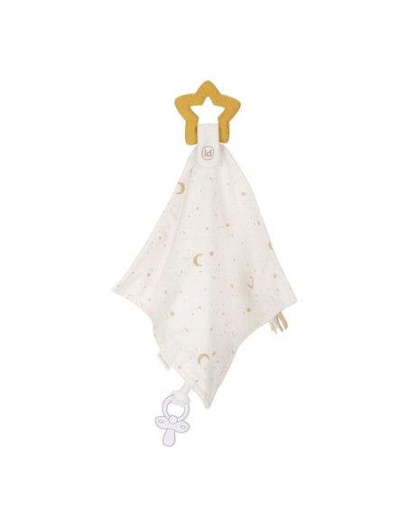 Doudou con mordedor newborn natural Little Dutch