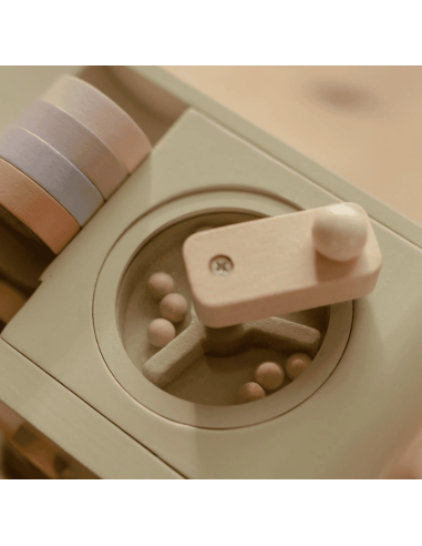 Cafetera de madera - Verde - Little Ducth